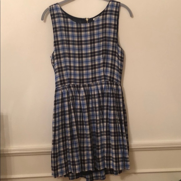 Pleated f21 plaid dress - Picture 1 of 3